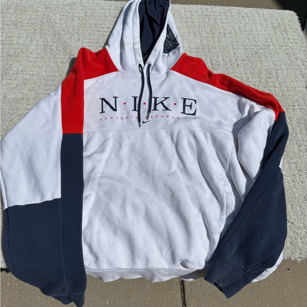 Nike Tri-Color Athletic Hoodie